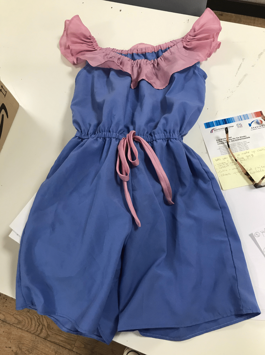 Finished child's dress