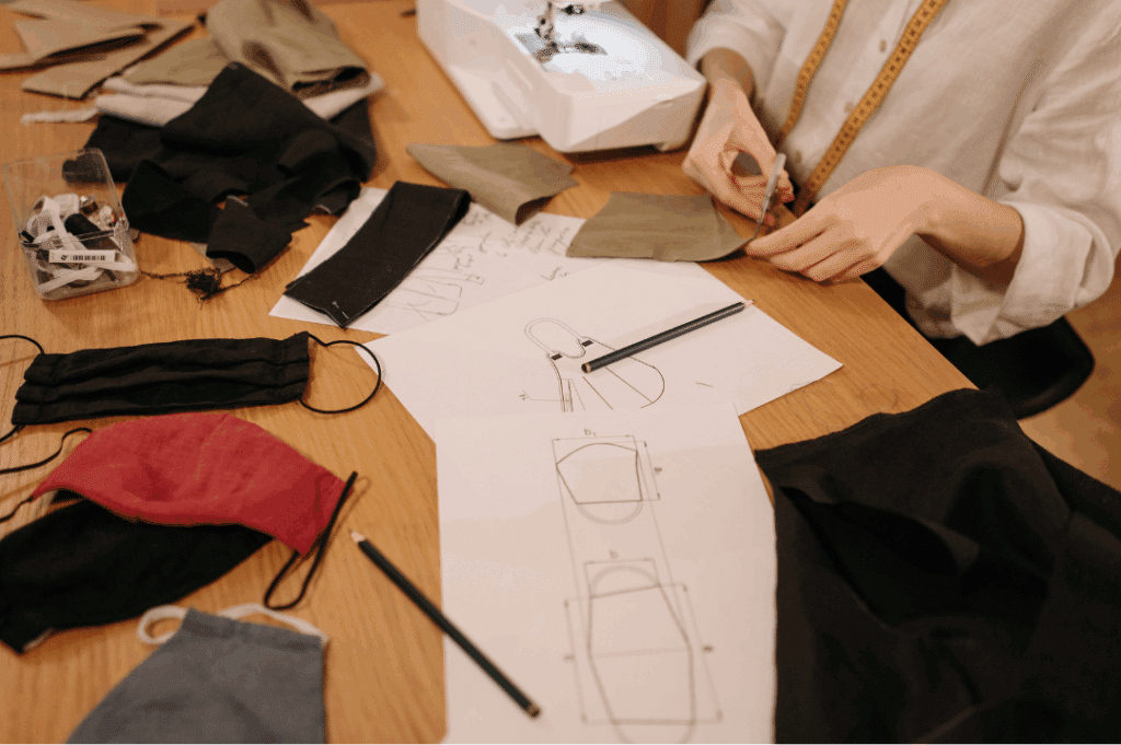 Fabrics and drawings