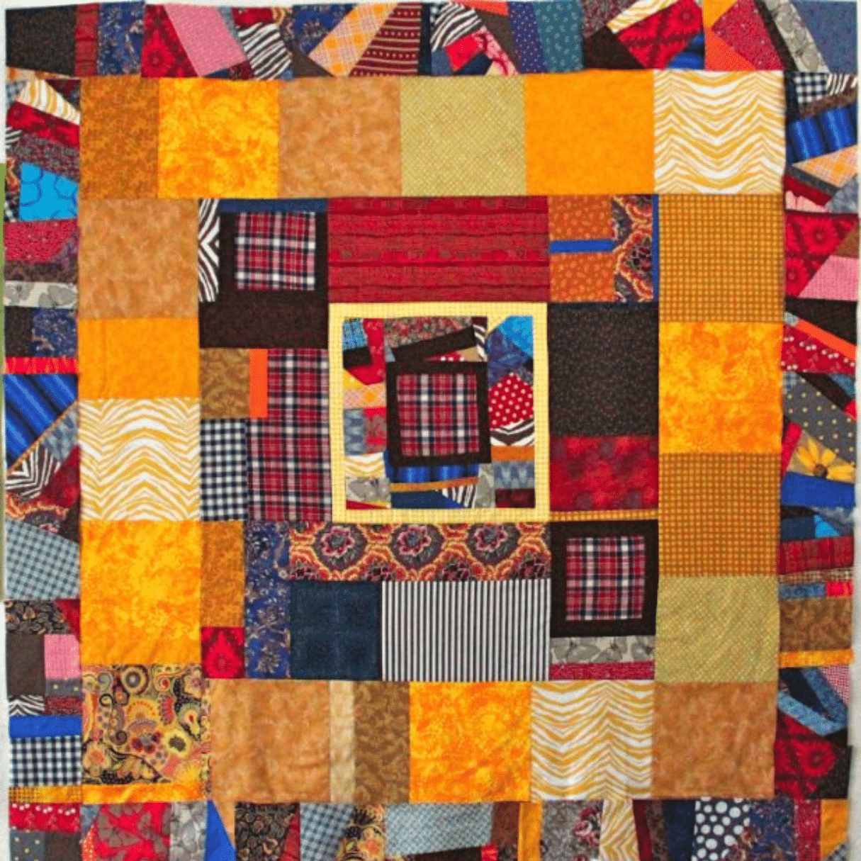 Colourful quilt