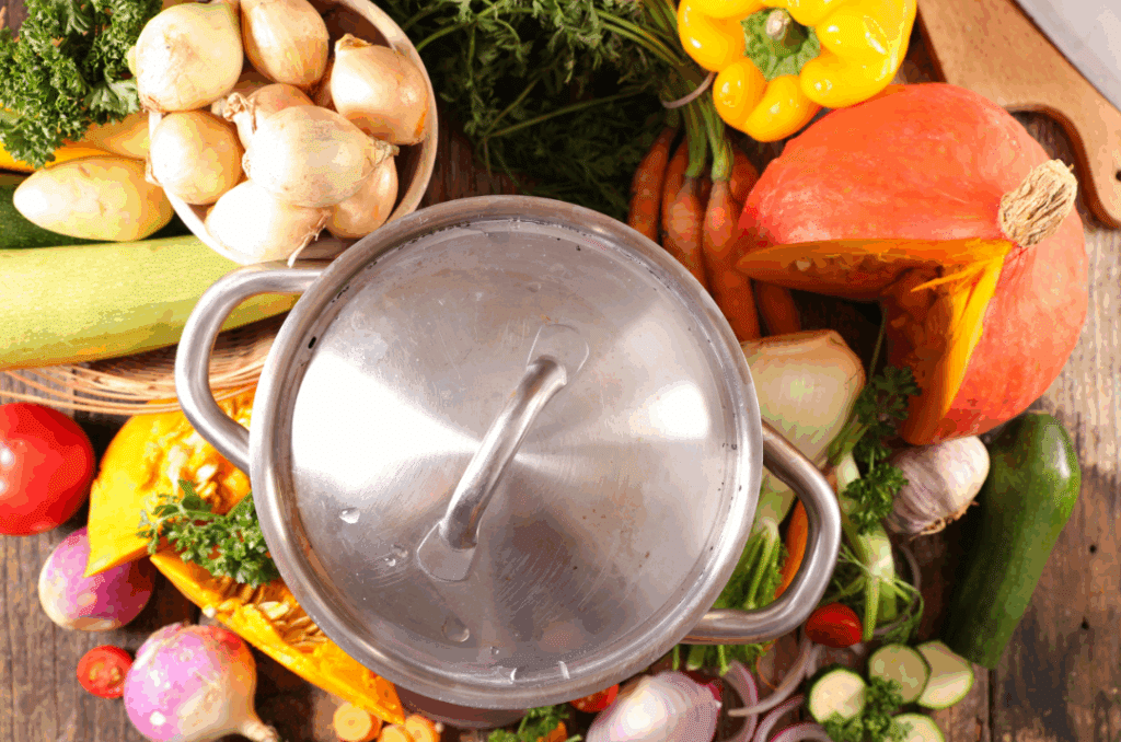 Cooking with one pot